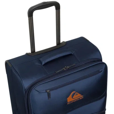 Quiksilver Buxton Suitcases Nylon Softside Expandable Luggage With Spinner Wheels, 3-piece Set In Blue