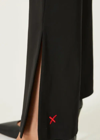 Pcfg Cotton Flared Skinny Pant In Black