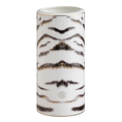 Cavalli Home Luxury Medium Vase In White