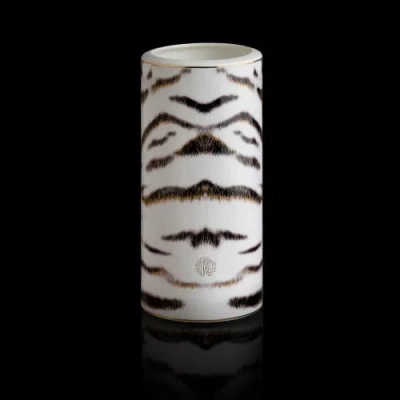 Cavalli Home Luxury Medium Vase In White