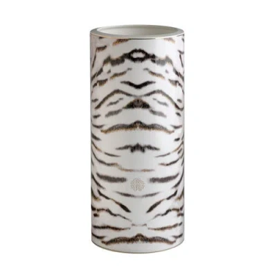 Cavalli Home Luxury Medium Vase In White