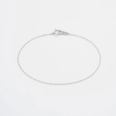 7879 Cable Chain Bracelet In Metallic