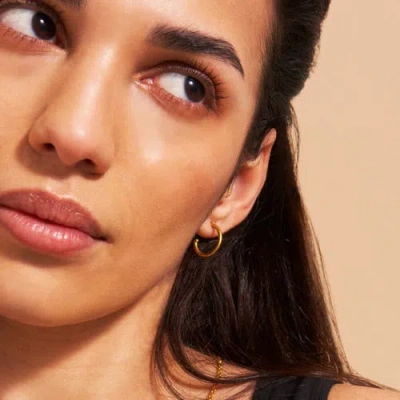 7879 Mini Hoop Earrings In Gold