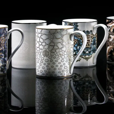 Cavalli Mug With Luxury Box In Gold