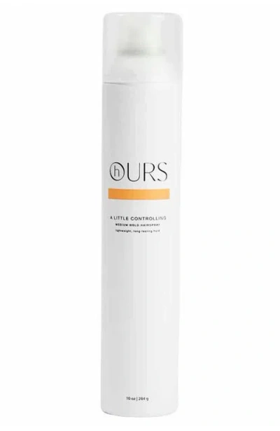 Hours Haircare A Little Controlling Medium Hold Hairspray In Transparent