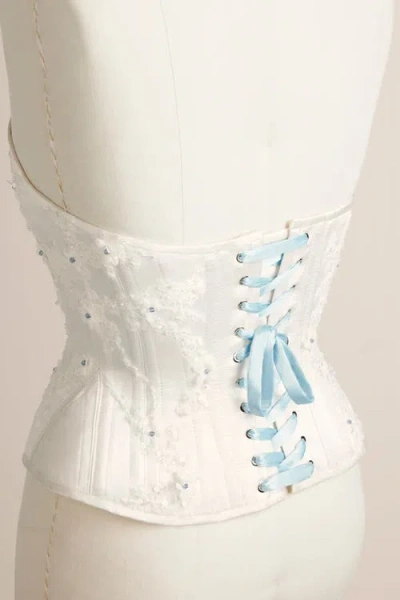 Scarlett Gasque Something Blue Corset In White