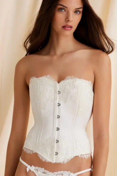 Scarlett Gasque Something Blue Corset In White