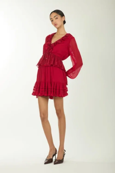 Secret Mission Nilou Skirt In Red