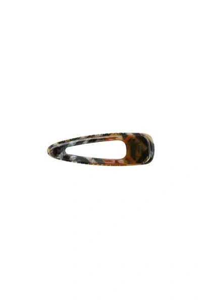 Burberry Large Check Hair Clip In Multi
