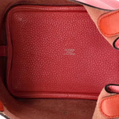Pre-owned Hermes  Hermes Eclat Picotin Lock Bag Clemence Pm In Pink