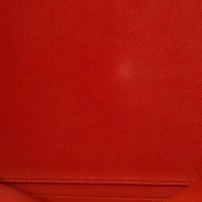 Pre-owned Hermes  Hermes Toolbox Bag Swift 26 In Orange