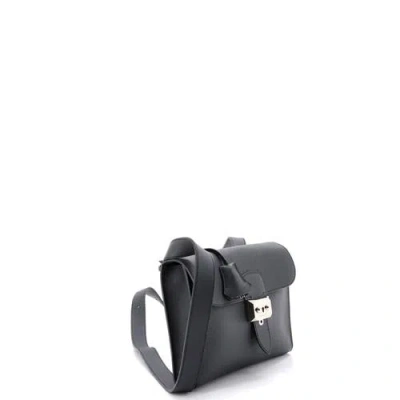 Pre-owned Hermes  Hermes Sac A Depeches Messenger Bag Epsom 21 In Gray