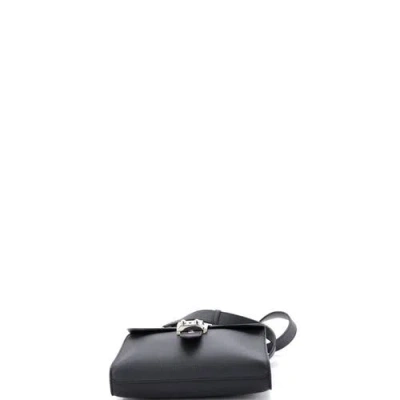 Pre-owned Hermes  Hermes Sac A Depeches Messenger Bag Epsom 21 In Gray