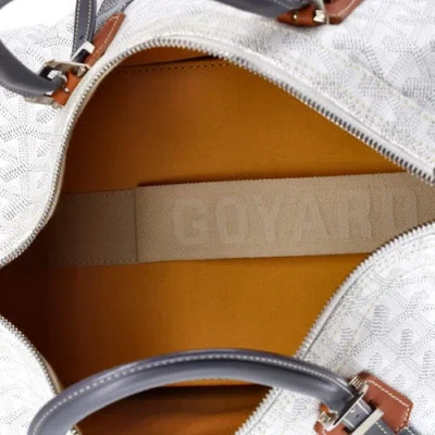 Pre-owned Goyard  Goyard Croisiere Bag Coated Canvas 35 In Multi