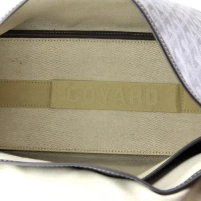 Pre-owned Goyard  Goyard Capetien Messenger Bag Coated Canvas In Gray