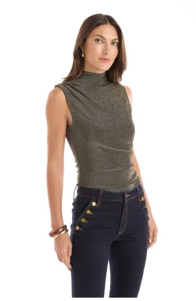 The Noli Shop Mia Shimmer Tank In Multi