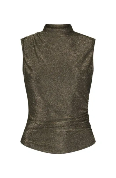 The Noli Shop Mia Shimmer Tank In Multi