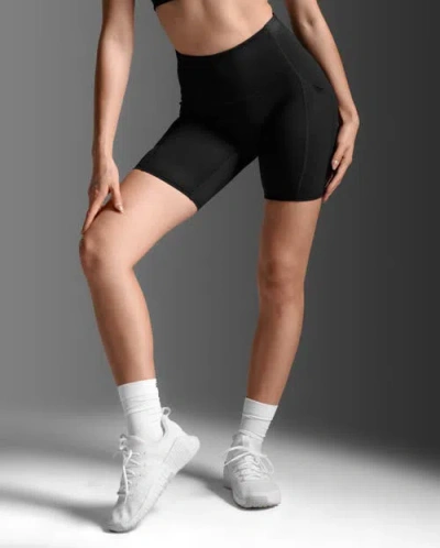 2xu Form Stash Hi-rise Comp 6 Inch Shorts In Multi