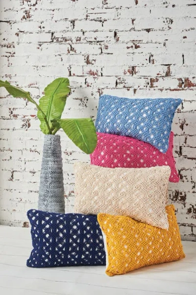 C & F Home C&f Home Clyde Handcrafted Accent Pillow In Yellow