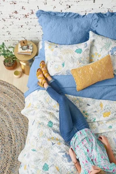 C & F Home C&f Home Clyde Handcrafted Accent Pillow In Yellow