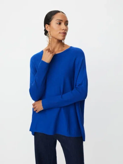 Masai Copenhagen Long Sleeve Round Neck Knit Sweater In Blue