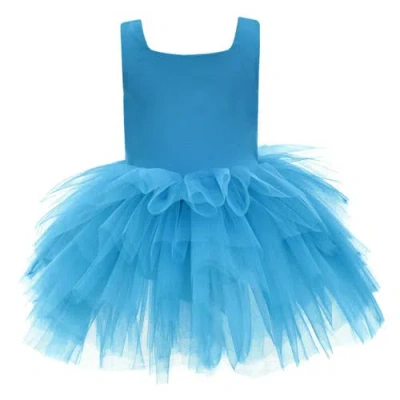 Mimi Tutu Square-neck Tutu Dress In Blue