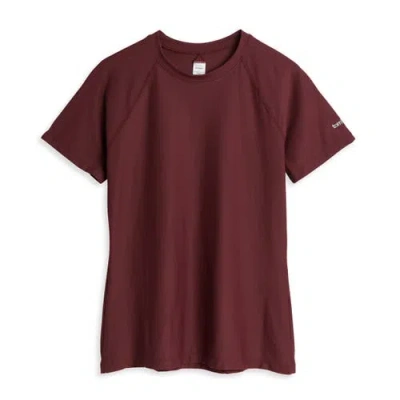 Tomboyx Solarmesh Raglan Tee In Burgundy