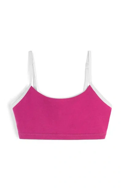 Mightly Organic Cotton Girls Bralette 3-pk In Multi