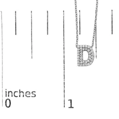 Haus Of Brilliance 10k Gold Diamond Accent "a-z" Initial Bubble Pendant Necklace In Silver