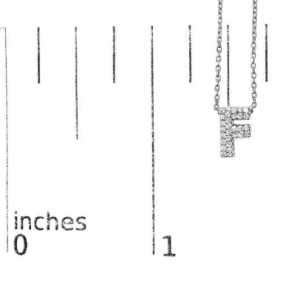 Haus Of Brilliance 10k Gold Diamond Accent "a-z" Initial Bubble Pendant Necklace In Silver