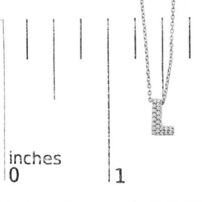 Haus Of Brilliance 10k Gold Diamond Accent "a-z" Initial Bubble Pendant Necklace In Silver