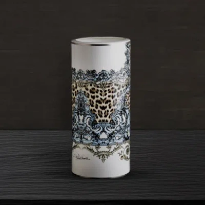Cavalli Home Luxury Medium Vase In Animal Print