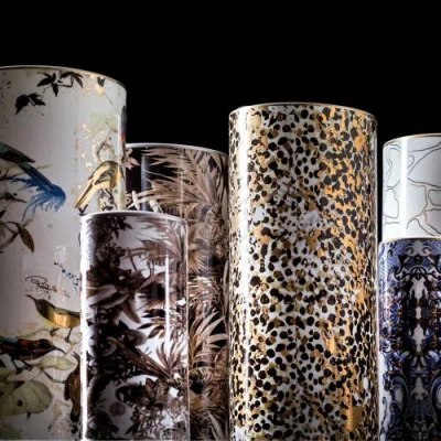 Cavalli Home Luxury Medium Vase In Blue