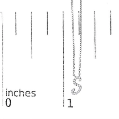 Haus Of Brilliance 10k Gold Diamond Accent  A-z Initial Script Style Pendant Necklace In Metallic