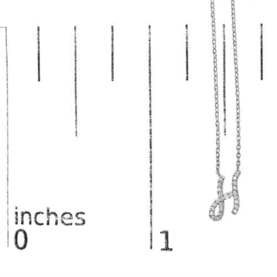 Haus Of Brilliance 10k Gold Diamond Accent  A-z Initial Script Style Pendant Necklace In Metallic