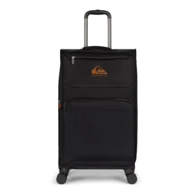 Quiksilver Buxton Suitcases Nylon Softside Expandable Luggage With Spinner Wheels, 3-piece Set In Black
