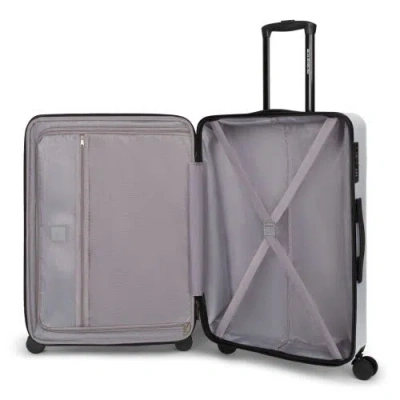 Quiksilver Rincon Suitcases Pc Hardside Expandable Luggage With Spinner Wheels, 3-piece Set In Silver