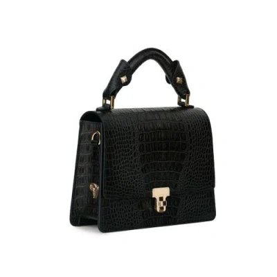 Vie Lorie Vittoria Top Handle Bag In Black