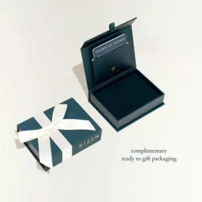 Rizen Jewelry Cross Mini Stud Earring In Silver