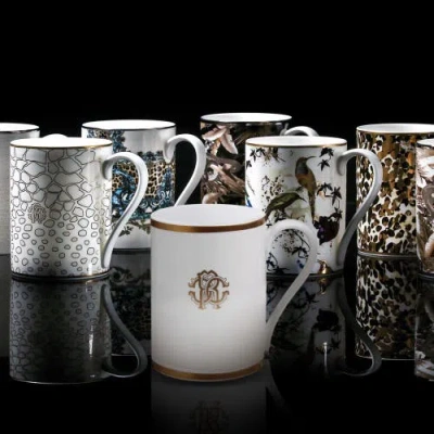 Cavalli Mug With Luxury Box In White