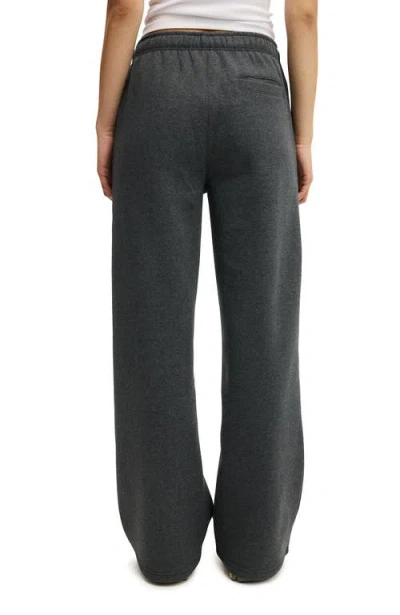 Cotton On Body Active Plush Essential Straight Leg Sweatpant In Gray