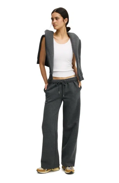Cotton On Body Active Plush Essential Straight Leg Sweatpant In Gray