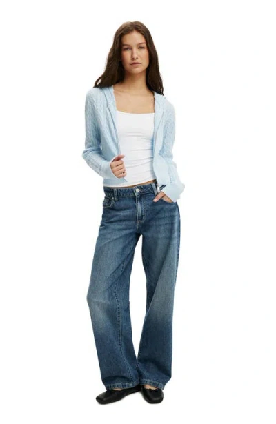 Cotton On Everfine Double Zip Up Hoodie In Multi