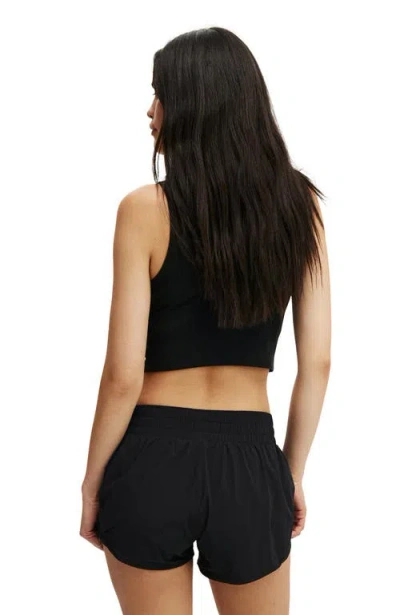 Cotton On Body Active Curve Hem Short In Black