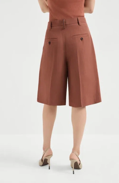 Brunello Cucinelli Sartorial Bermuda Shorts In Multi