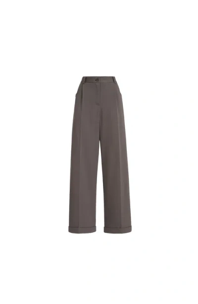 Brunello Cucinelli Buttoned Palazzo Pants In Multi