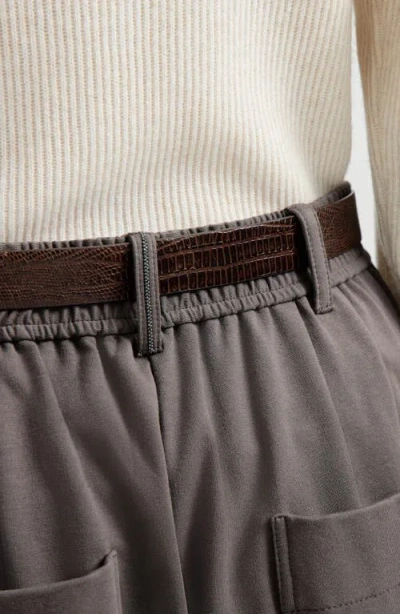 Brunello Cucinelli Buttoned Palazzo Pants In Multi