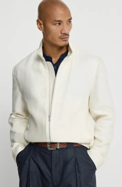 Brunello Cucinelli Outerwear Jacket With Stand Collar In Multi