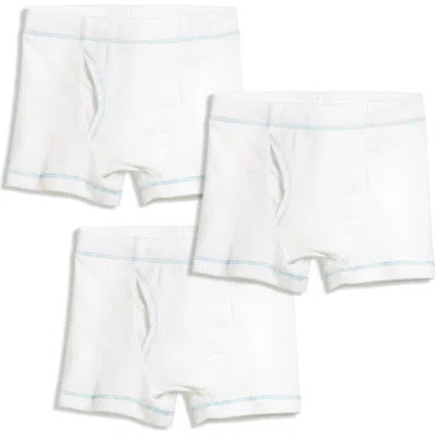 City Threads Usa-made Boys Soft Cotton Boxer Briefs 3-pack In Animal Print