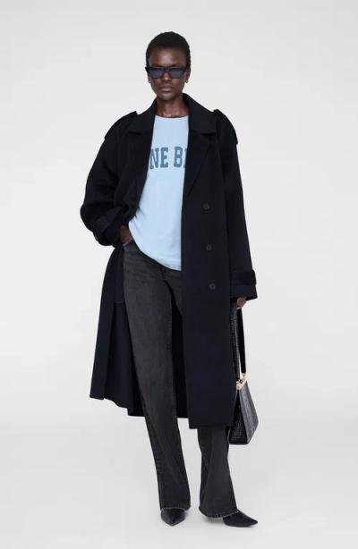 Anine Bing Miles Sweatshirt In Blue